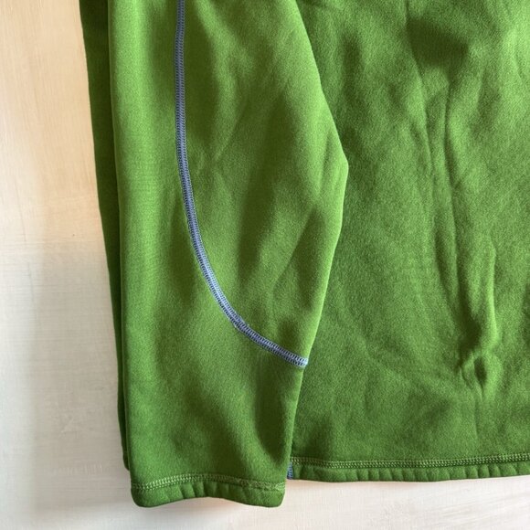 Cloudveil Pullover Mens Large Green Half Zipper Polartec Stretch Outdoor Hiking - Picture 15 of 16